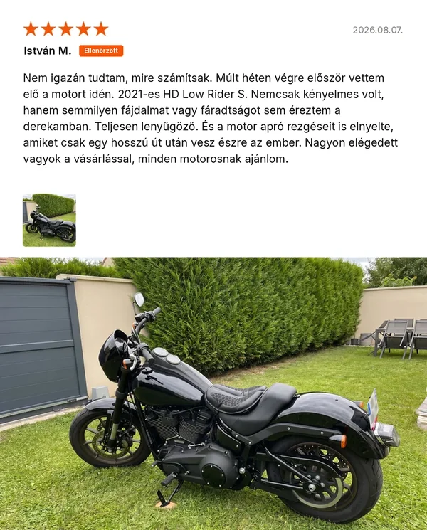 Ellenőrzött vásárlói vélemény