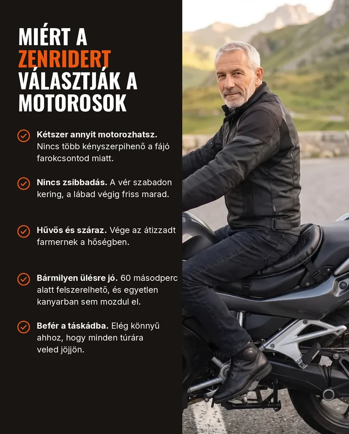 A motorosok választása: ZenRider